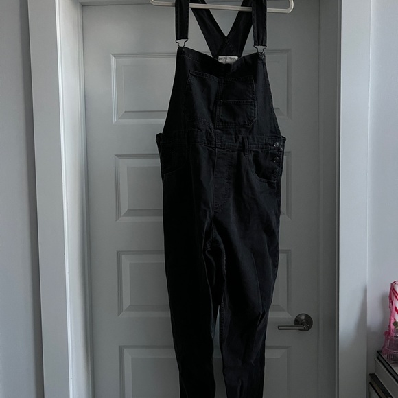 We The Free Ziggy Denim Overalls Black size large - Picture 4 of 6